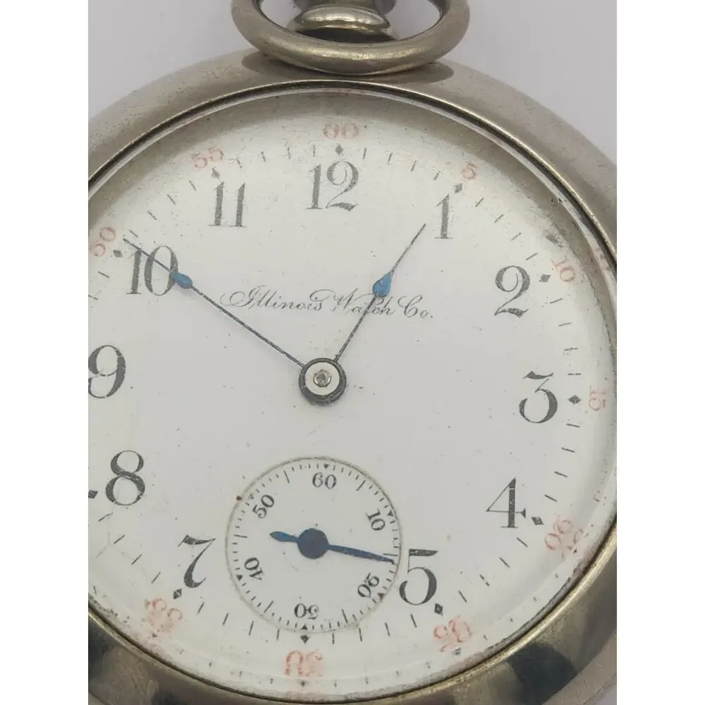 1907 ILLINOIS Watch Co. 17J Pocket Watch. Running w/ Issues.